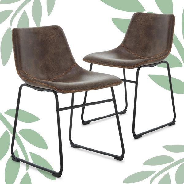 Finch - Jackson Chair Set, Set of 2 - Brown