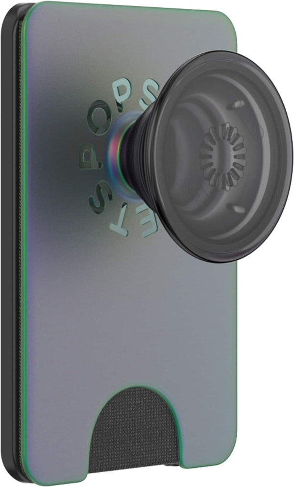 PopSockets - MagSafe PopWallet+ Cell Phone Wallet & Grip, with Adapter Ring - Nightshade