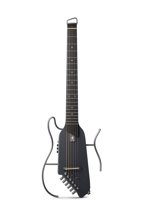 Donner music - Donner HUSH I Acoustic-Electric Guitar Kit for Travel Practice Color - Maple Black