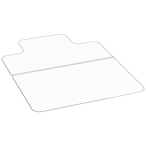VEVOR - Chair Mat with Lip, 36 x 48-inch Office Chair Mat for Low Pile Carpeted Floors, Plastic Floor Protector Rug with Studded - Transparent
