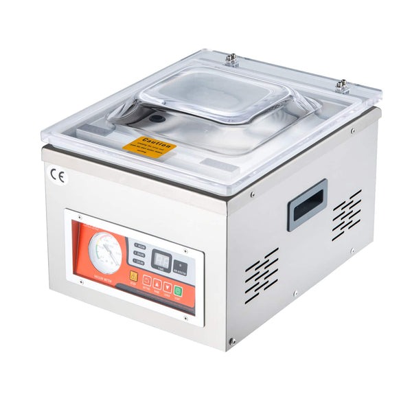 VEVOR - Chamber Vacuum Sealer, 260W Sealing Power, Vacuum Packing Machine for Wet Foods, Meats, Marinades and More - Silver