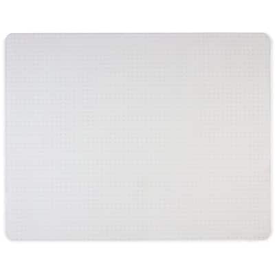Staples - Carpet Chair Mat, 46" x 60'', Flat-Pile - Clear