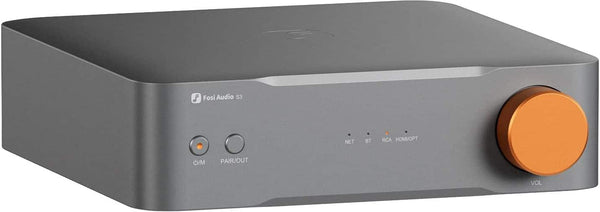 Fosi Audio - S3 HiFi Music Streamer DAC Preamp - Silver