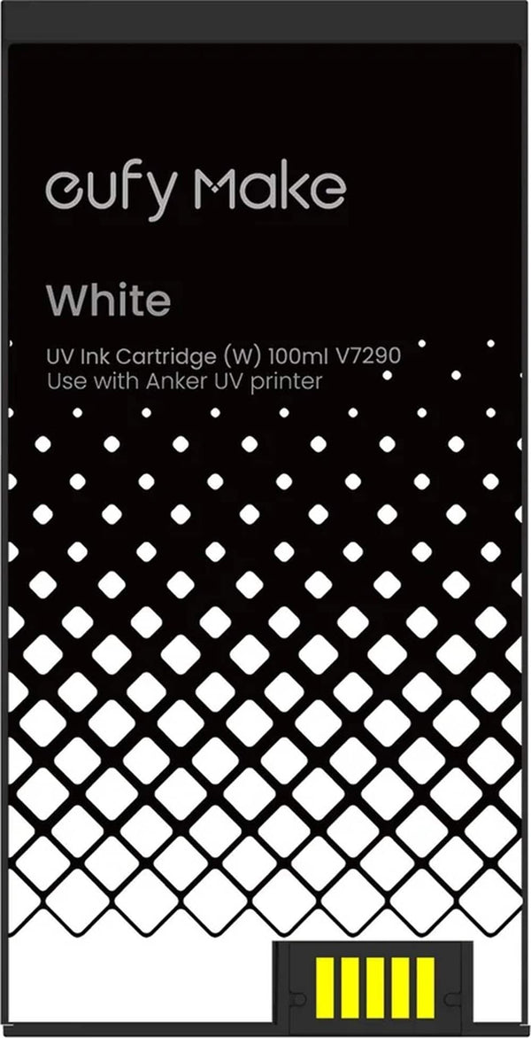eufy - eufyMake UV Ink Cartridge for E1 Printer — 100 mL - V7290010 - White