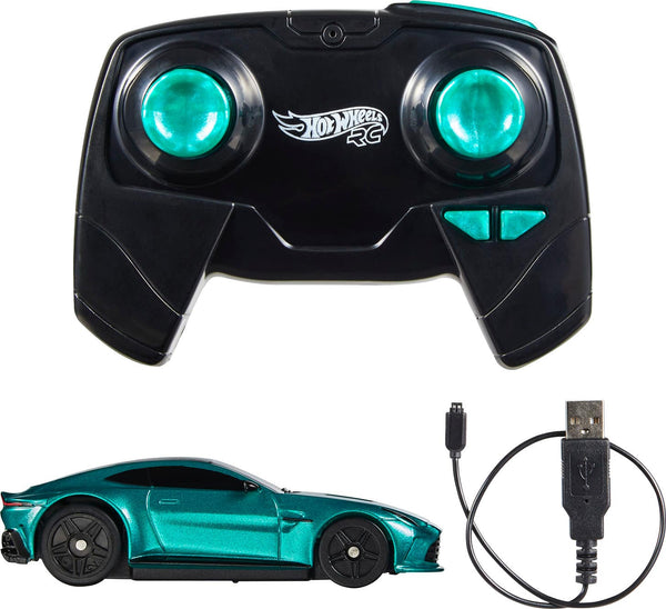 Hot Wheels - 1:64 Scale Aston Martin Vantage R/C Vehicle - Green