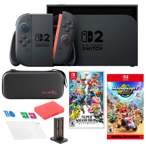 Switch 2 MarioKart with Smash Bros & Accessories Kit