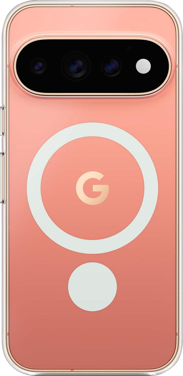 Google - Pixelsnap Clear Case for Pixel 11 Pro - Transparent
