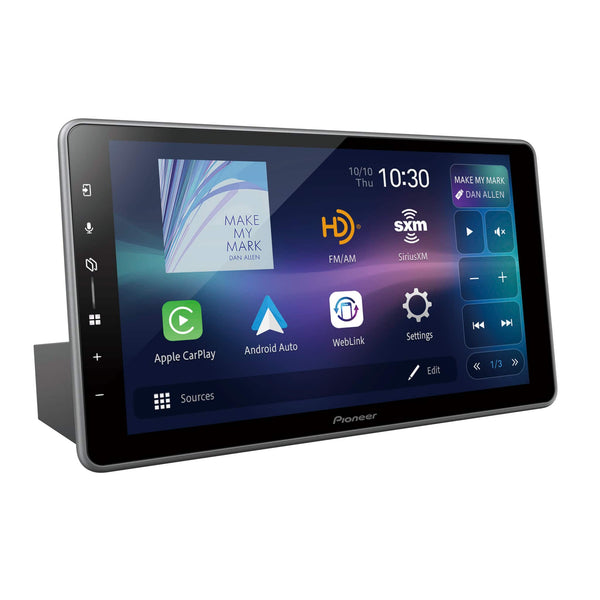 Pioneer - DMH-WT5000NEX 9" Floating Multimedia Receiver - Wireless Apple CarPlay & Android Auto - Black