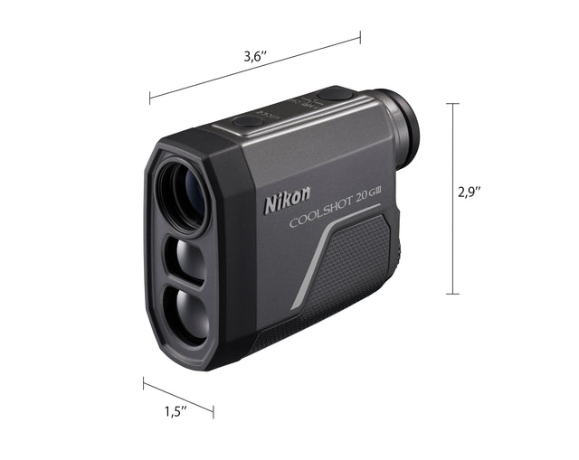 Angle. Nikon - COOLSHOT 20 GIII - Black.