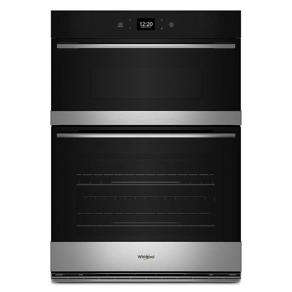 Whirlpool - 30 inch Smart Built-In Electric Combination Wall Oven with Air Fry - Stainless Steel
