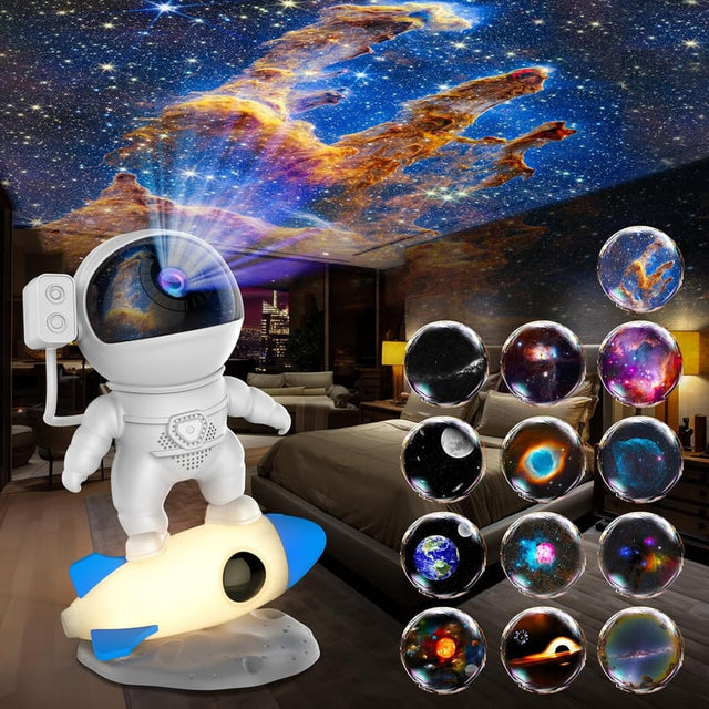 Front. Anysun - Astronaut Rocket - 12 Space Projection.