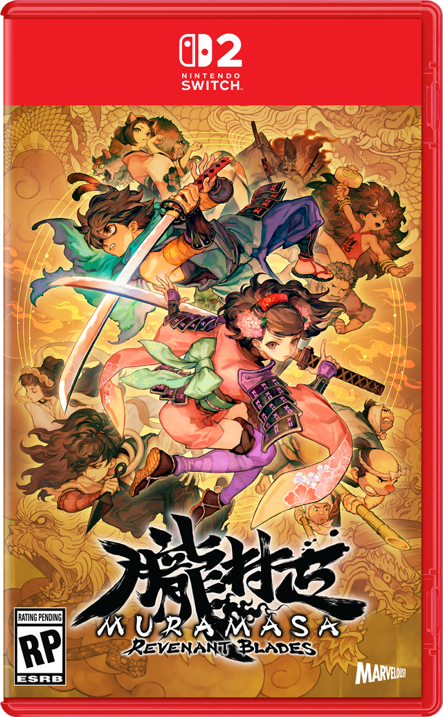 CB2 NINTENDO SWITCH  
RATING PENDING  
MURAMASA RP REVENANT BLADES  
ESRB  
MARVELOUS