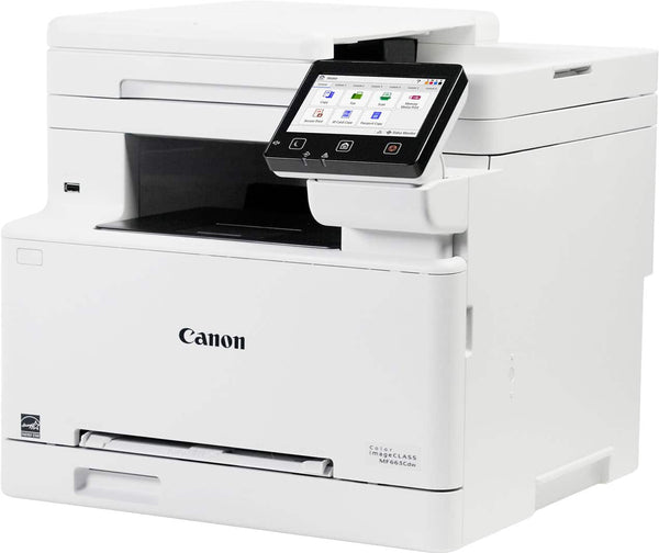 Canon - imageCLASS MF663Cdw Wireless Duplex Color Laser All-In-One Printer with 50-Sheet ADF - White