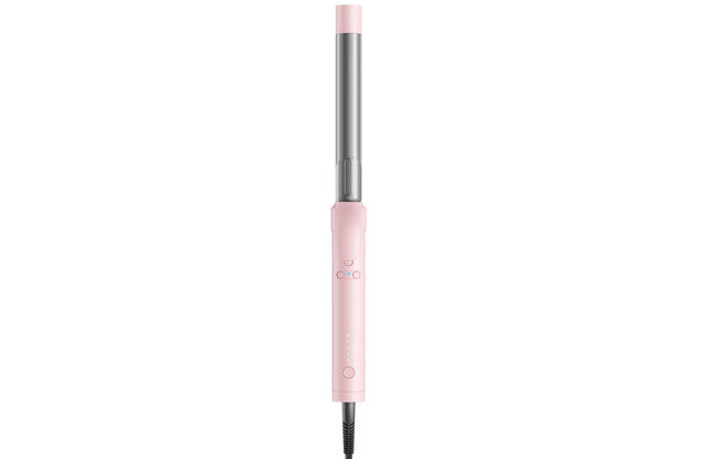 Front. TYMO - TYMO Ionic Rotating Curling lron - Pink.