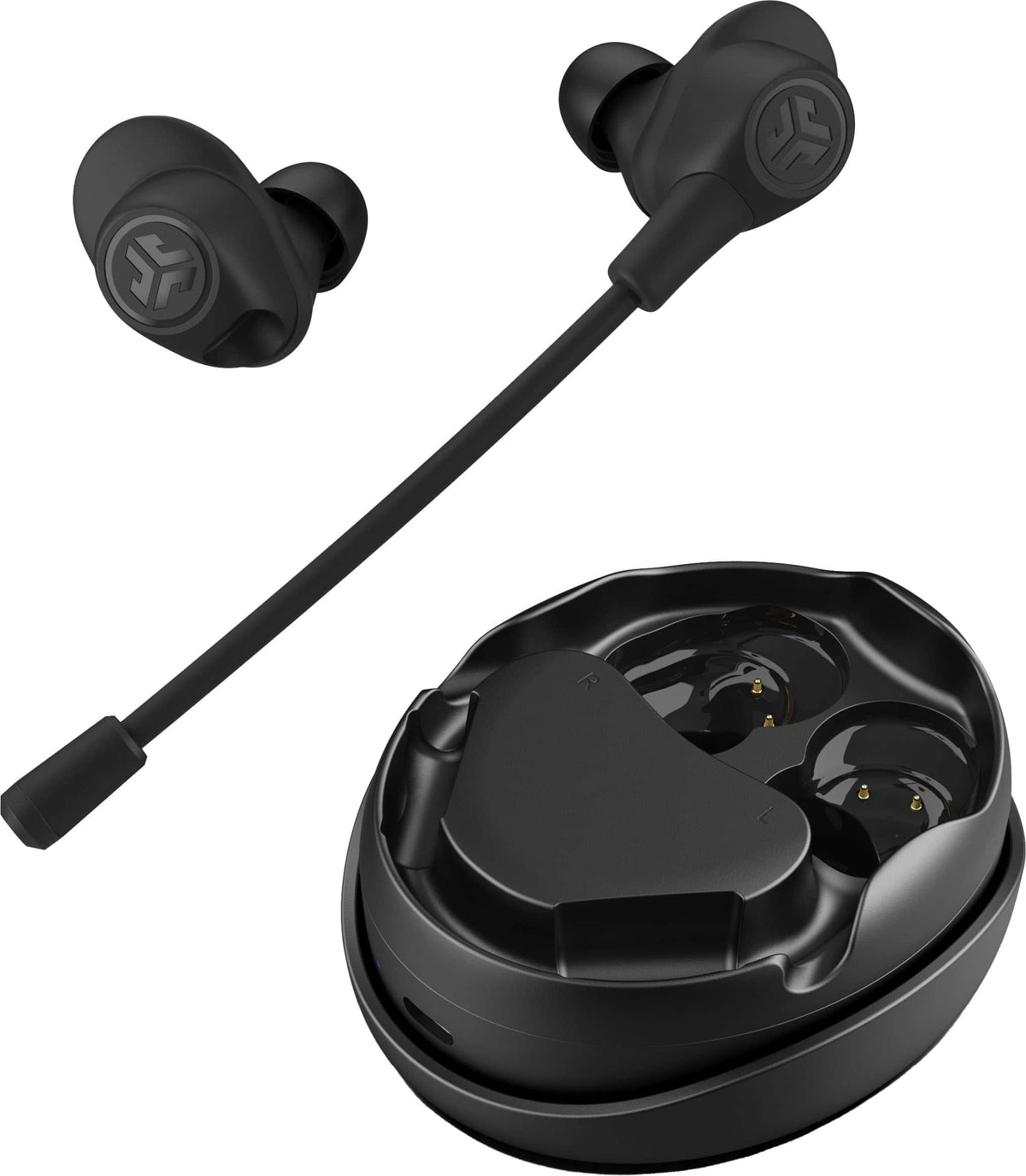 JLab - Work Buds True Wireless Earbuds - Black