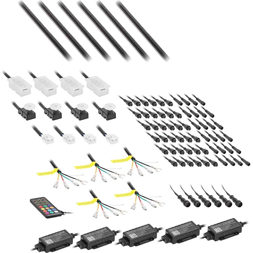 Metra - Heise Chasing LED Interior Ambient Lighting Kit - Multi