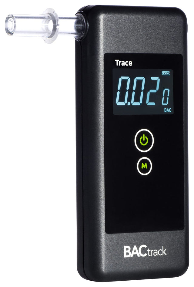 Angle. BACtrack - Trace Professional Breathalyzer - Black.
