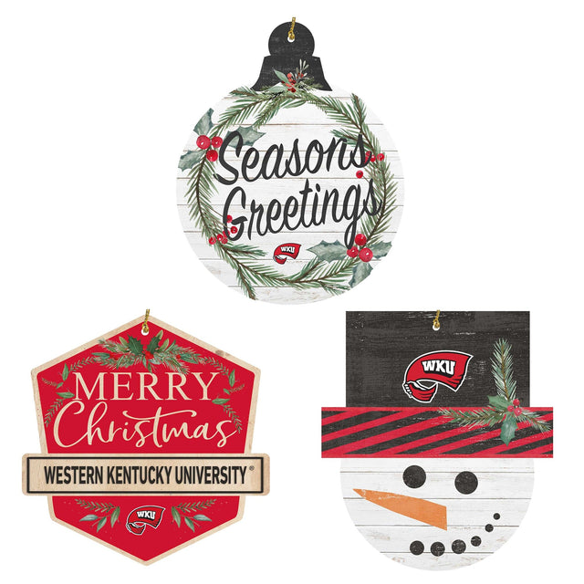 Seasons Greetings  
WKU  

MERRY Christmas  
WESTERN KENTUCKY UNIVERSITY  
WKU  

WKU