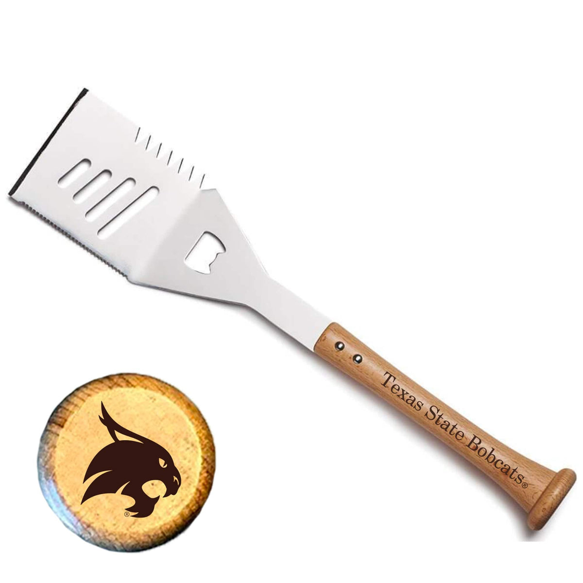 Baseball BBQ - Texas State Bobcats Slider Spatula - Multicolor