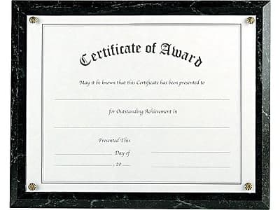 Certificate of Award

May it be known that this Certificate has been presented to

_________________________

for Outstanding Achievement in

_________________________

Presented This

Day of ____________, 20_____

