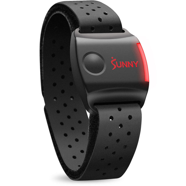 Front. Sunny Health & Fitness - SunnyFit Heart Rate Monitor - Black.