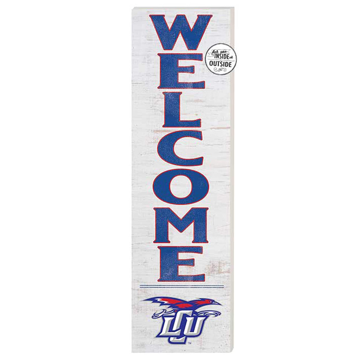 Jardine - Lubbock Christian Chaparral 10'' x 35'' Indoor/Outdoor Welcome Sign - White