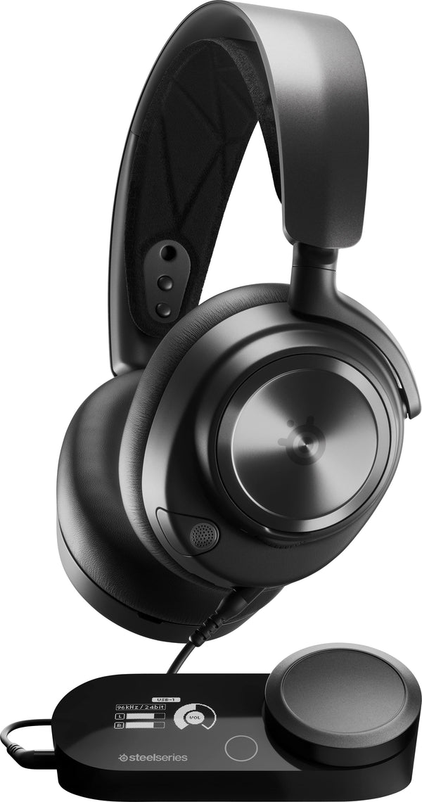 SteelSeries - Arctis Nova Pro Wired Over-the-Ear Gaming Headset for PC, PS5, PS4, Switch - Black