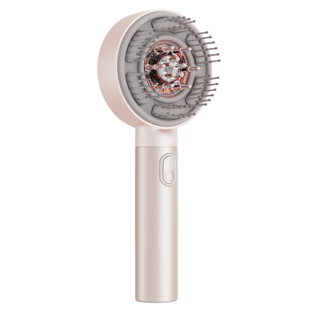 Front. TYMO - TYMO TriThera Hair Brush - Champagne Pink.