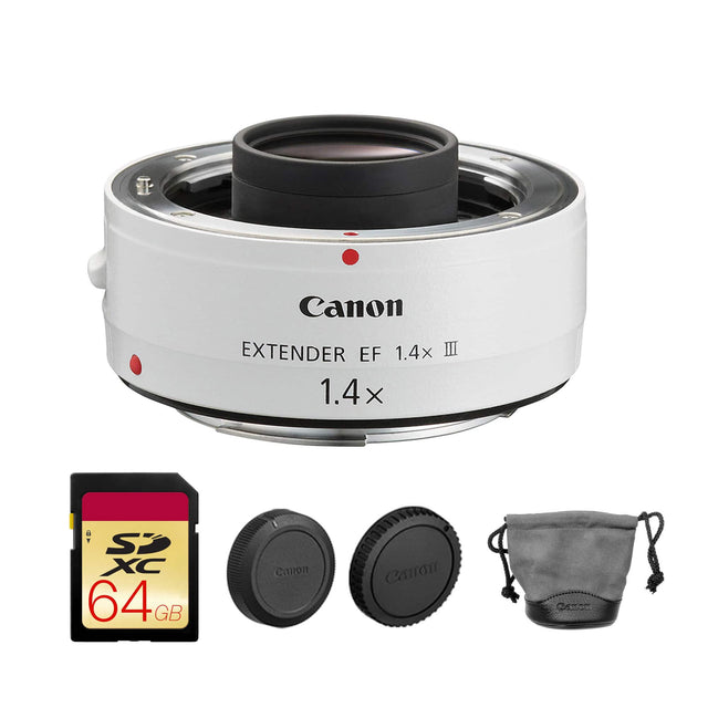 Canon EXTENDER EF 1.4x III  
1.4x  
XC  
64GB  
Canon  
Canon  
Canon