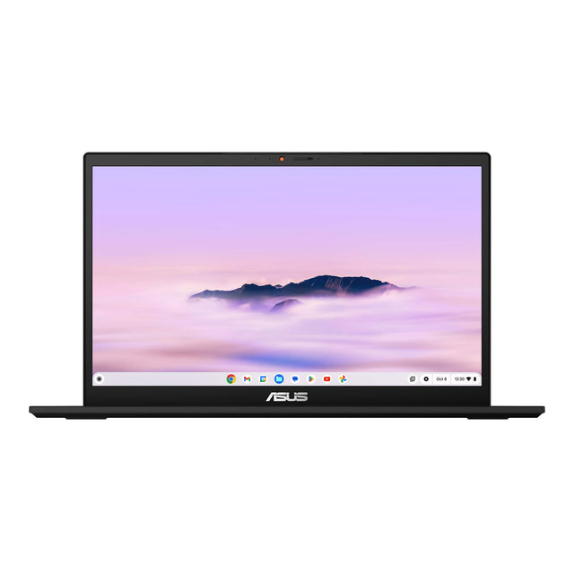 Front. ASUS - CX34 14" FHD Chromebook Plus Laptop with Google AI - Intel Core 5 120U (2024) - 8GB Memory - 128GB UFS Storage - Staid Black.