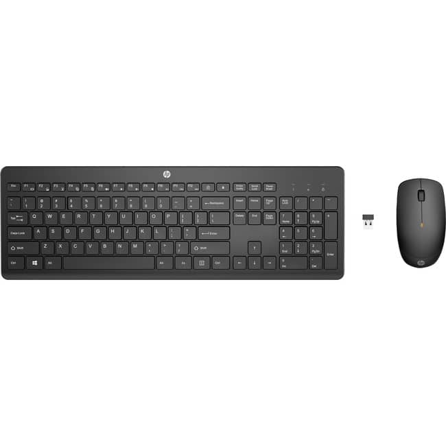 HP - 235 Wireless Mouse and Keyboard Combo - USB Type A Wireless RF 2.40 GHz Keyboard - English (US) - USB Type A Wireless - Macaron