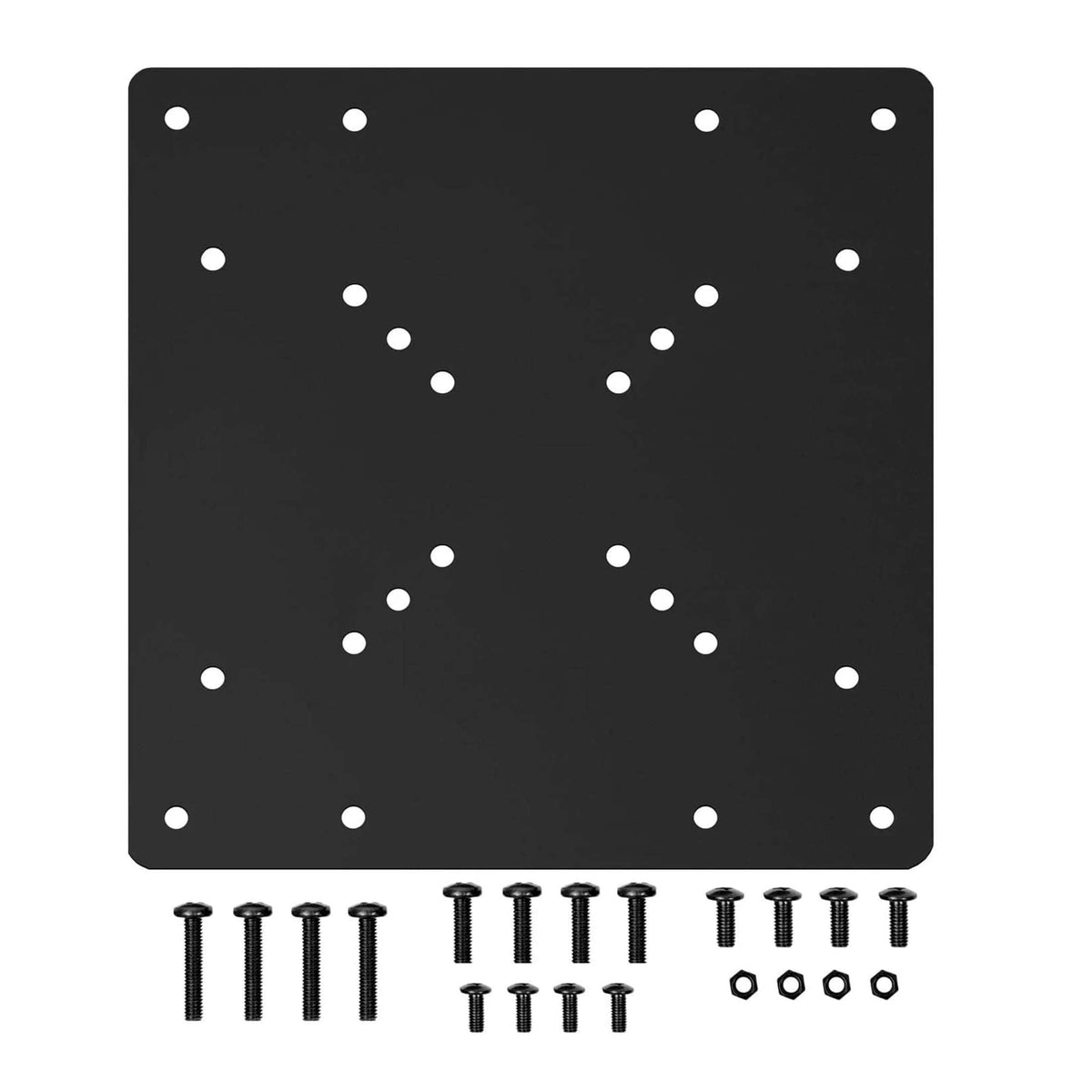 Mount-It! - Universal VESA Mount Adapter Plate for 32″ – 55″ TVs & Monitors Converts to 200x200 - Black