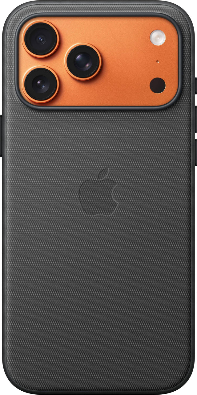 Front. Apple - iPhone 17 Pro Max TechWoven Case with MagSafe - Black.