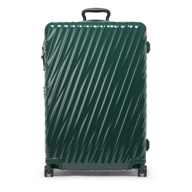 Front. TUMI - 19 Degree Extended Trip Expandable 4-Wheel Packing Case Spinner Suitcase - Deep Pine.