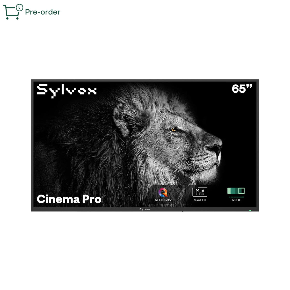 Sylvox - 65" Outdoor TV QLED Mini LED, 3500 Nits Full Sun, IP55 Waterproof, 120Hz, Dolby Vision & Atmos (Cinema Pro)