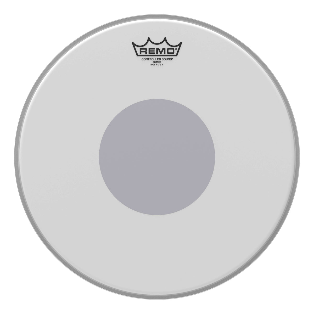 Remo - Controlled Sound® Coated Bottom Black Dot™ 14-Inch Snare Drumhead with Focused Midrange Tone and Durability