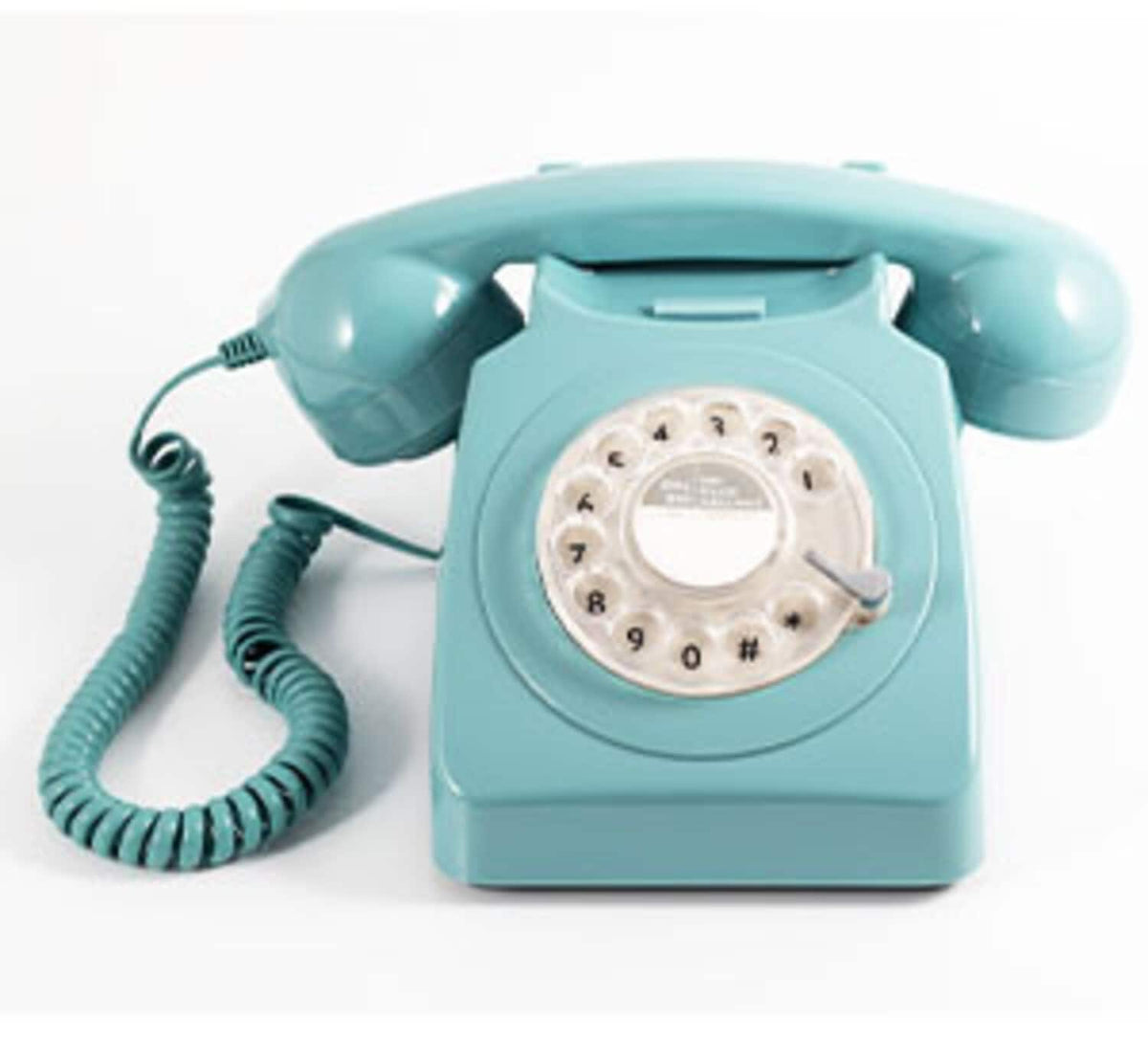 PopMarket - GPO Retro GPO746RBL 746 Desktop Rotary Dial Telephone - EQUIPMENT - Blue