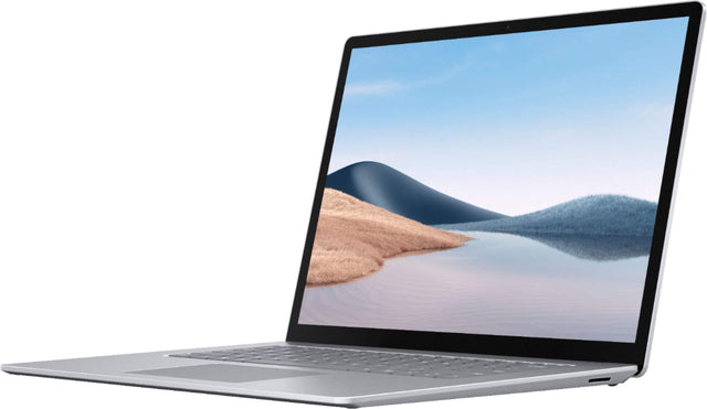 Front. Microsoft - Geek Squad Certified Refurbished Surface Laptop 4 - 15" Touch-Screen Laptop - AMD Ryzen 7 - 8GB Memory - 512GB SSD - Platinum.