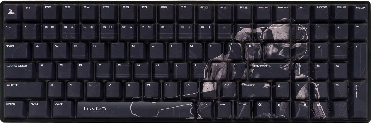 Higround - Basecamp 96+ 96% Wired Mechanical Lubed TTC Neptune Switch Gaming Keyboard with RGB Backlighting - Halo - Sniper Evolved