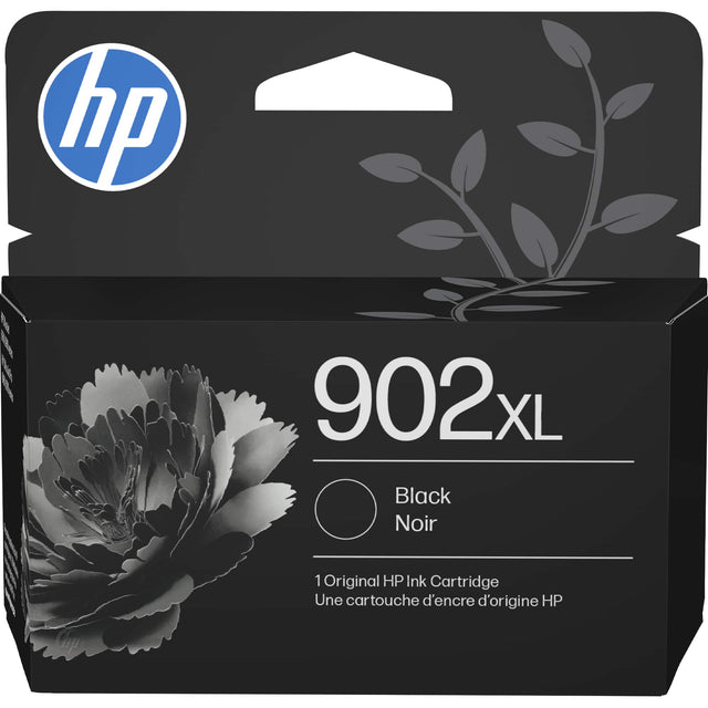 hp 902XL Black Noir 1 Original HP Ink Cartridge Une cartouche d'encre d'origine HP