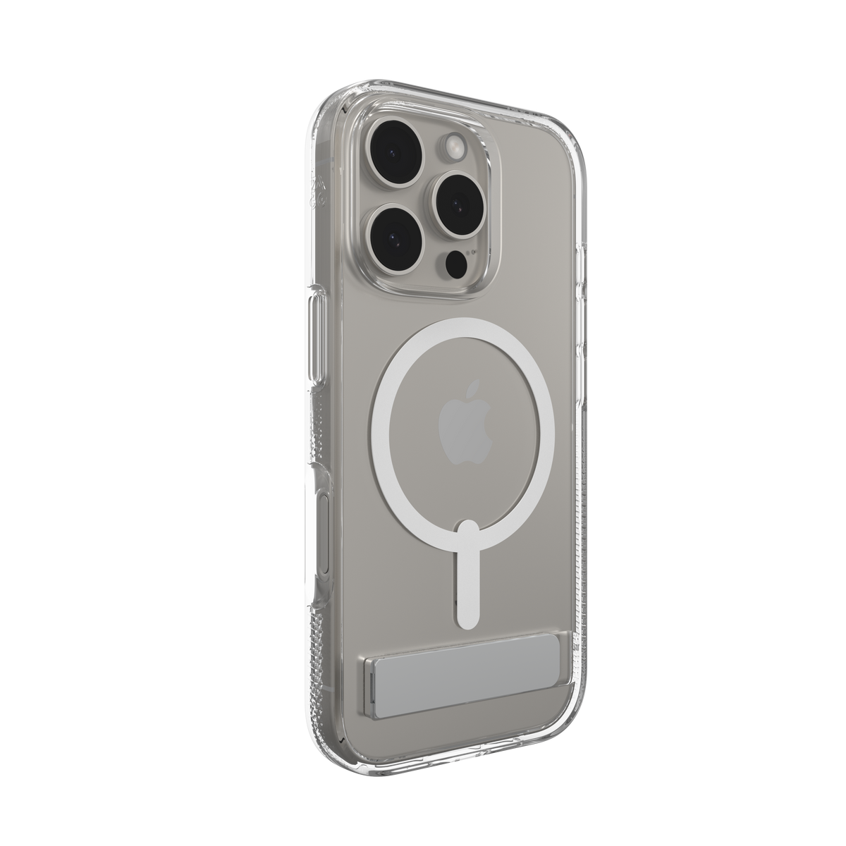 ZAGG - Crystal Palace Snap MagSafe Compatible Case w/ Kickstand for Apple iPhone 16 Pro - Clear