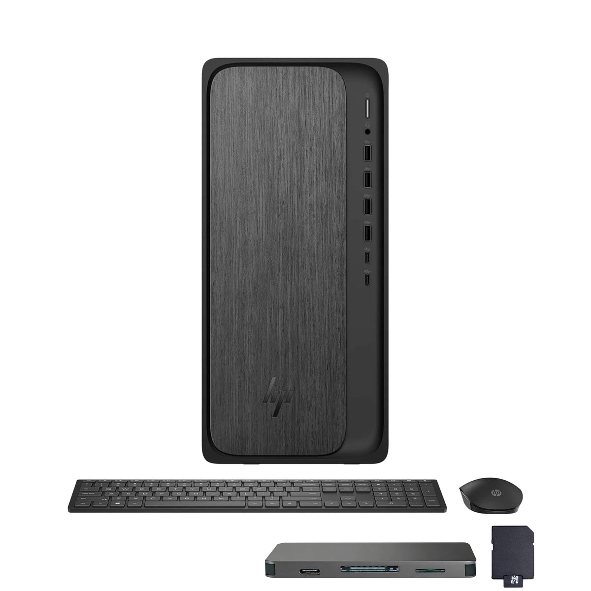 HP - OmniDesk Desktop - AMD Ryzen 7 8700G 2024 - 32GB Memory - 1TB SSD - Gray Wood