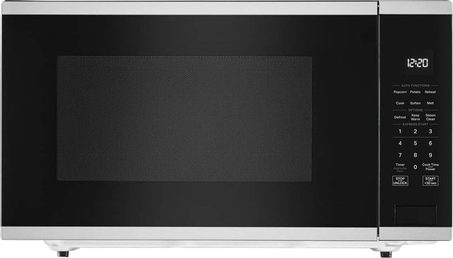 12:20

AUTO FUNCTIONS
Popcorn Potato Reheat Cook Soften Melt

OPTIONS
Keep Steam Defrost Warm Clean

EXPRESS START
1 2 3 4 5 6 7 8 9

Timer Mold to Set Clock 0

Cook Time Power

STOP UNLOCK START +30 sec