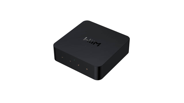 Front. WiiM - Pro Wireless Audio Streamer - Black.