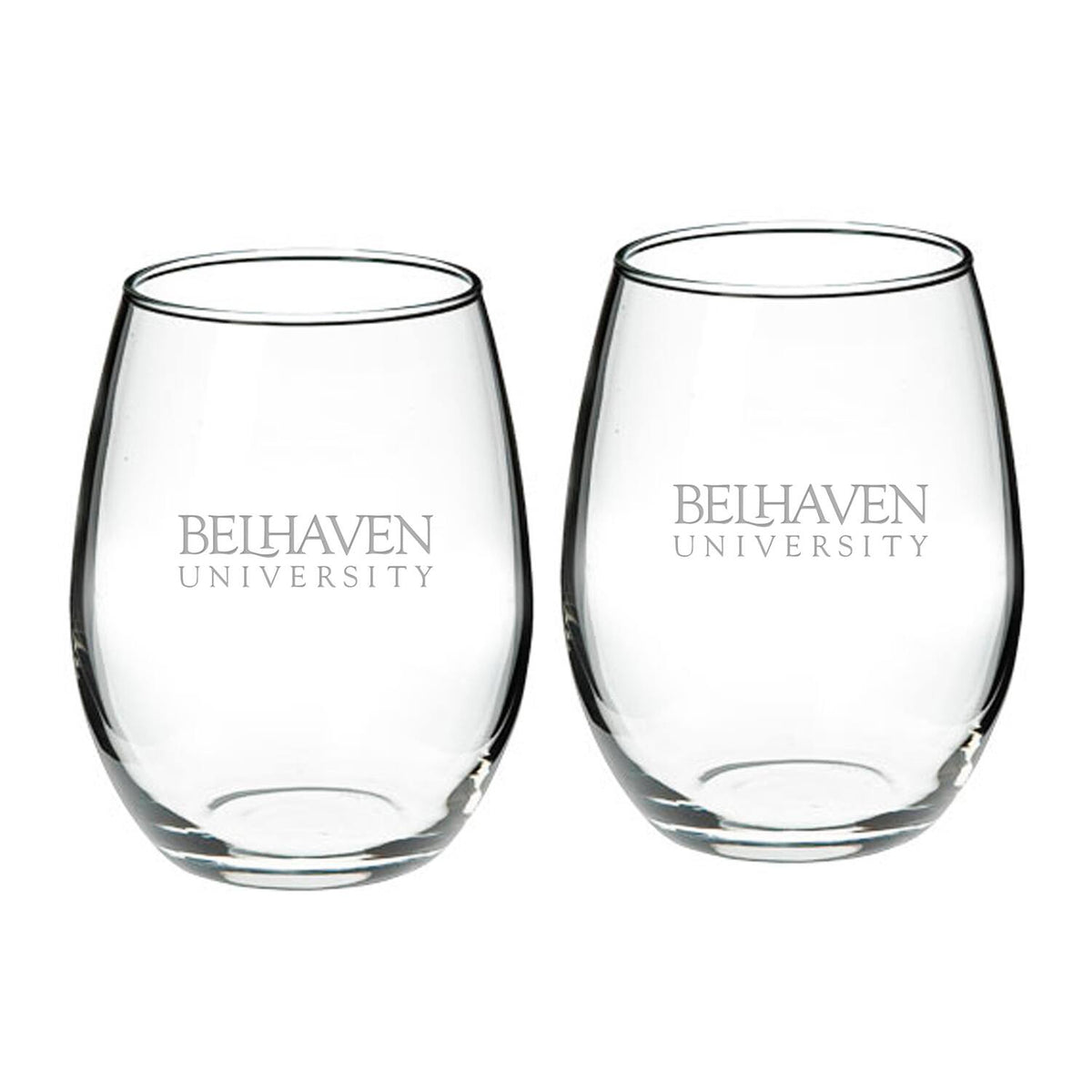 Jardine - Belhaven Blazers 21oz. 2-Piece Stemless Wine Glass Set - Multicolor