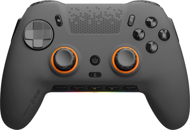 Front. SCUF - ENVISION PRO Wireless Gaming Controller for PC - Steel Gray.