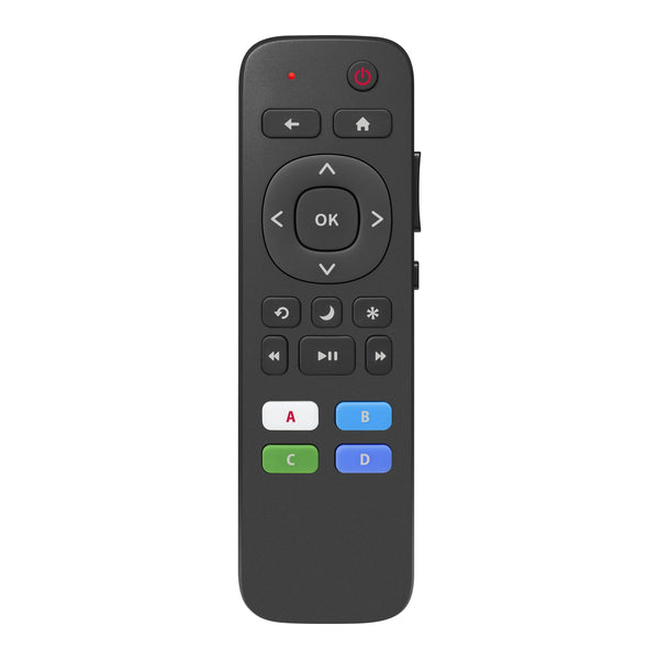 Insignia™ - Replacement Remote for Insignia, TCL & Hisense Roku TVs - Black