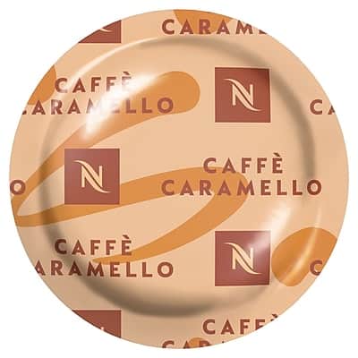 Nespresso - Caffè Caramello Coffee Professional Capsules, Espresso Roast, 50/Box