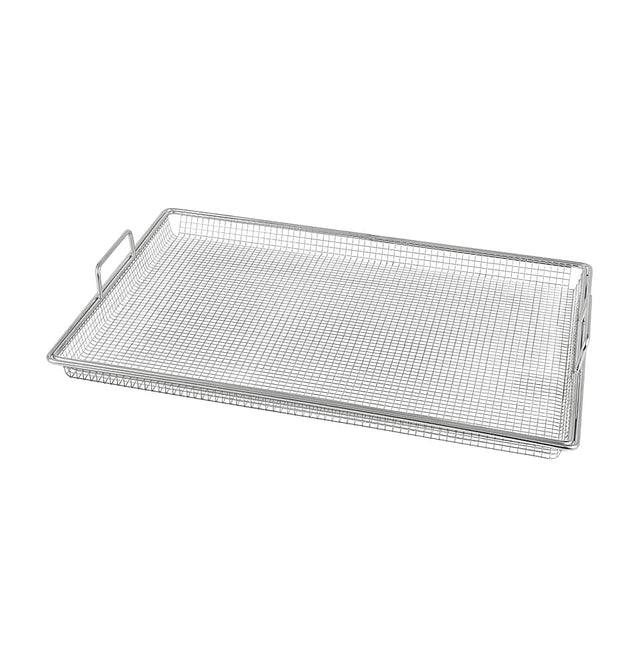Front. GE - Air Fry Basket for Select GE, GE Profile, and Café Ranges - Stainless Steel.