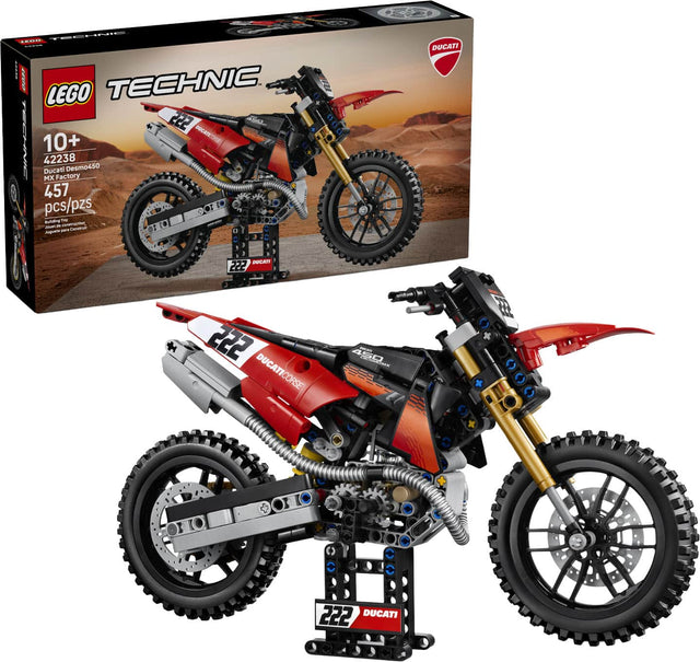 LEGO TECHNIC 222 450. 10+ 42238 Ducati Desmo450 MX Factory 457 pcs/pzs 0 M - - - - - 1 Anorata D DUCATI DUCATI 222 222 DUCATICORSE - 450. x C C 222 DUCATI